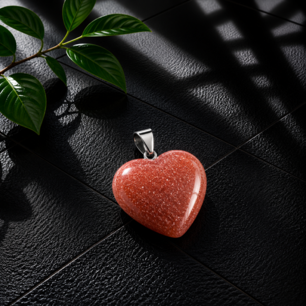 Goldstone Heart Pendant