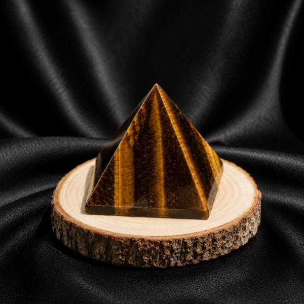 Tiger Eye Pyramid