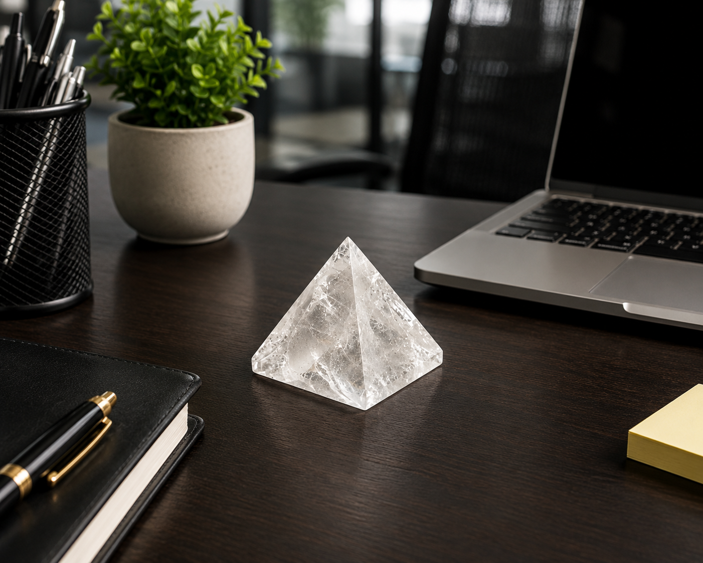 Crystal Quartz Pyramid